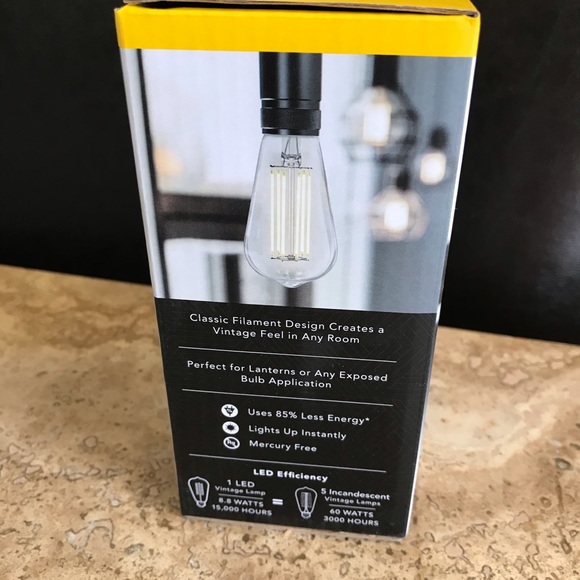 Grit Electric Light Bulb 60 W Bright White - Picture 2 of 5